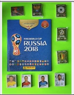 Panini FIFA WORLD CUP Rusia 2018 with 150 stickers
