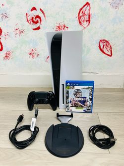 Sony PlayStation 5 - Disc Version - 825GB , Bonus 1 Game Madden 21 ( Used Very New )
