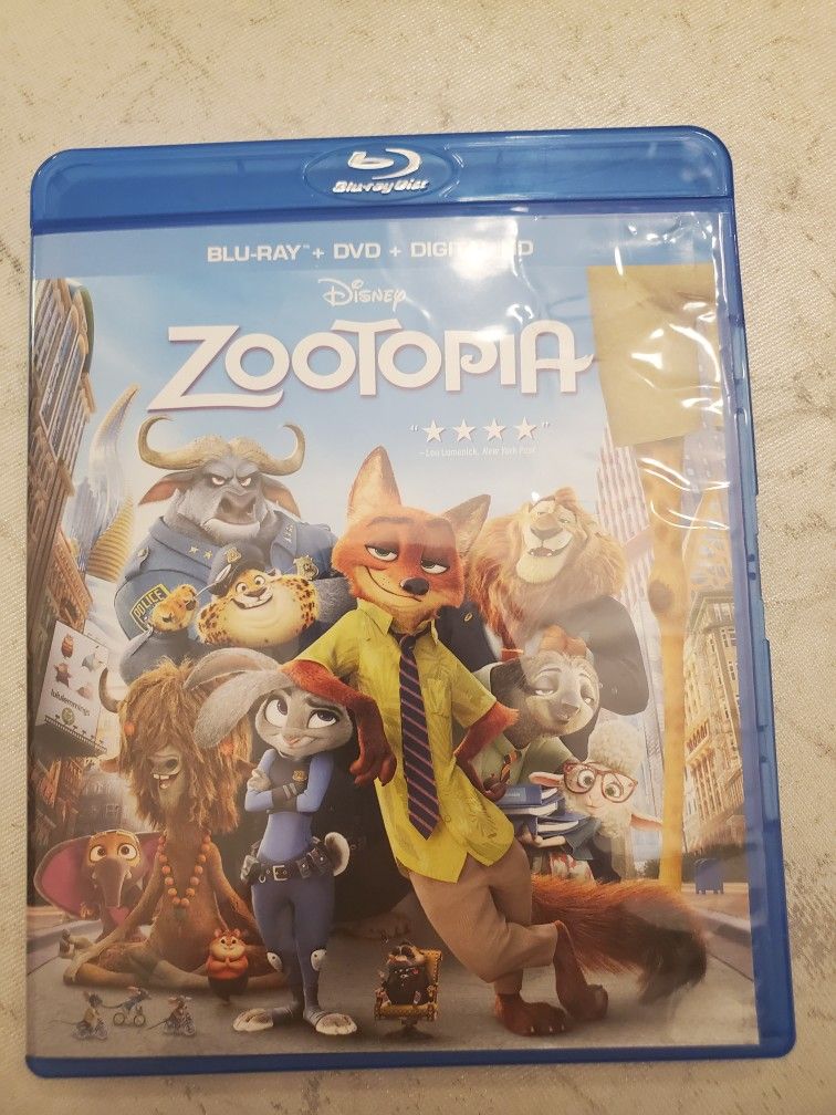 Zootopia movie [Blu-ray] DVDs