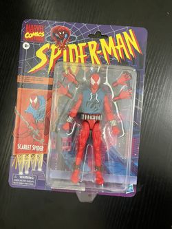 Marvel Legends Series Scarlet Spider, 6" Spider-Man Comics Collectible Action Figure