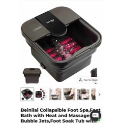 Collapsible foot  Spa Brand New 