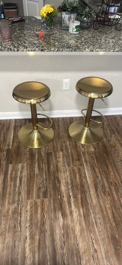 Gold barstools