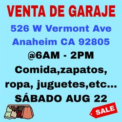 Venta de garaje del vecindario!!!