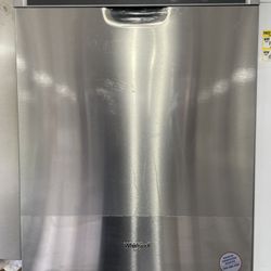WHIRLPOOL STAINLESS STEEL DISHWASHER 