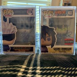 Signed anime funko Pops