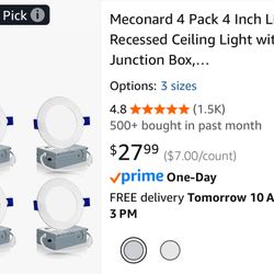 4” Recessed Downlighting 