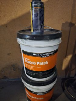 Stucco Patch , Color Additive And Brush
