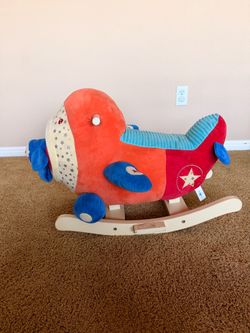 Hugfun Plush Airplane Rocker ✈️