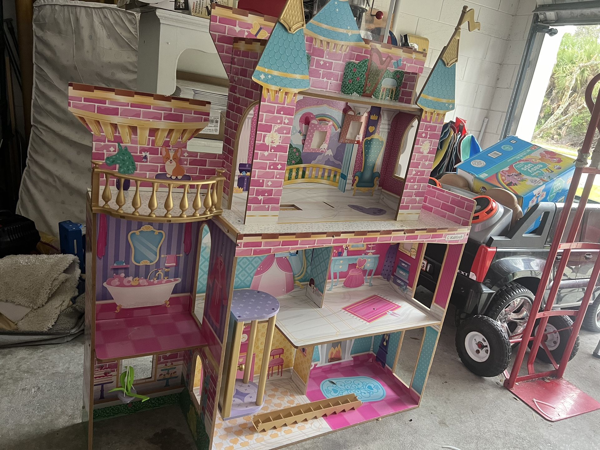 Kid Craft, 4 Foot Tall Playhouse With Elevator