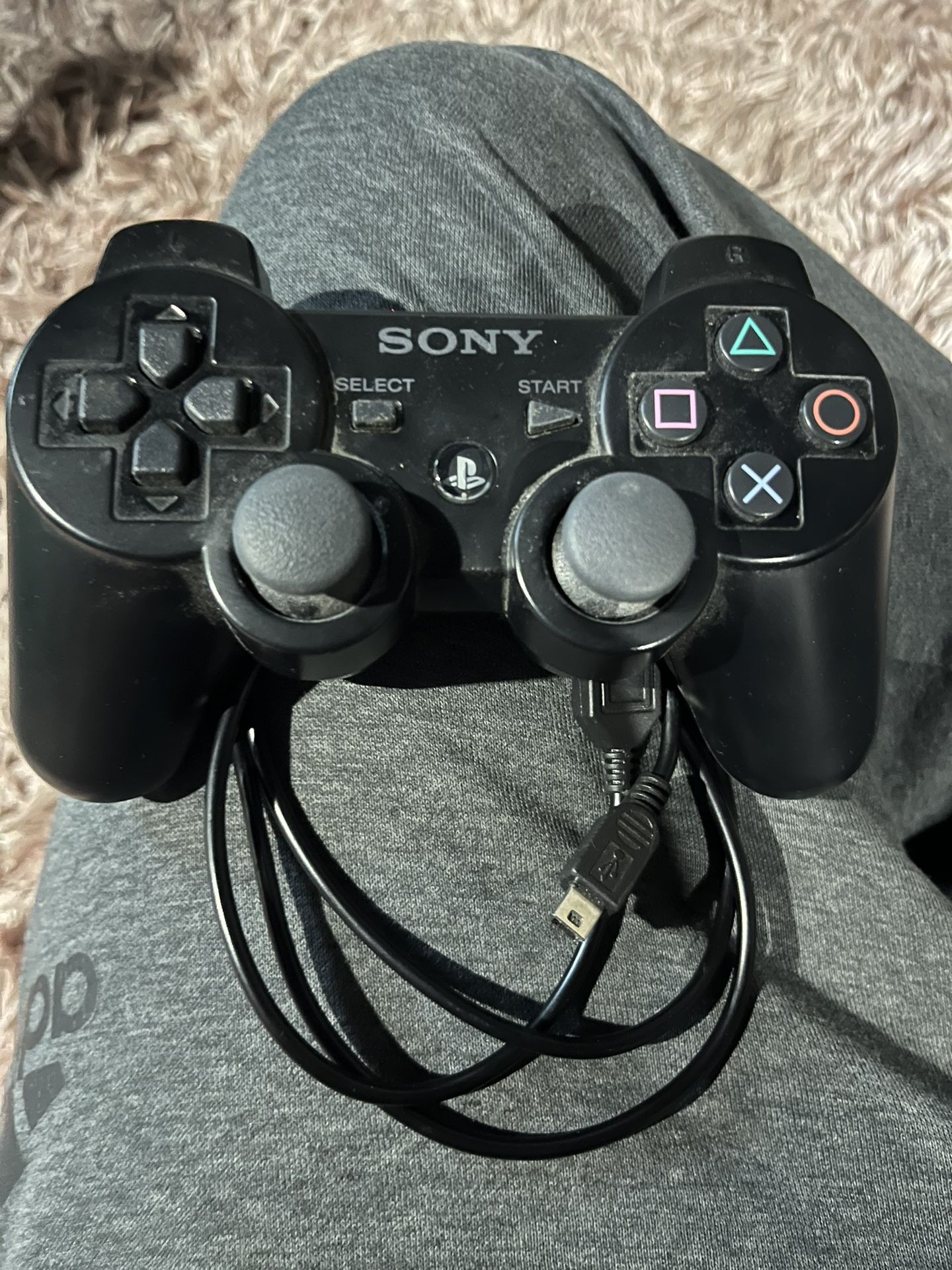 Sony PS3 Controller OEM w/Charging Cable 