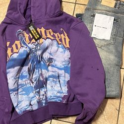 Goo Hoodie Purple Jeans