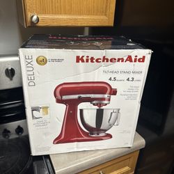 KitchenAid Red 4.5 Quart Tilt-Head Stand Mixer