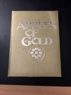 Hard Cover Apples Of Gold Poetry Book