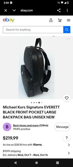 Michael kors signature backpack