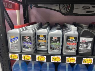 $5each. . Aceite. Full Synthetic. Blend. Y Convencional