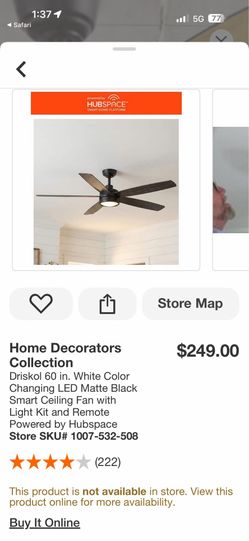 Minka air , Hunter home decorators