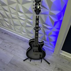 Epiphone Les Paul Custom Silver Burst Mint Condition