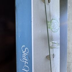 Glass wall shelf new