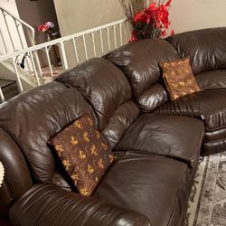 Sofa With Recliner And Bed