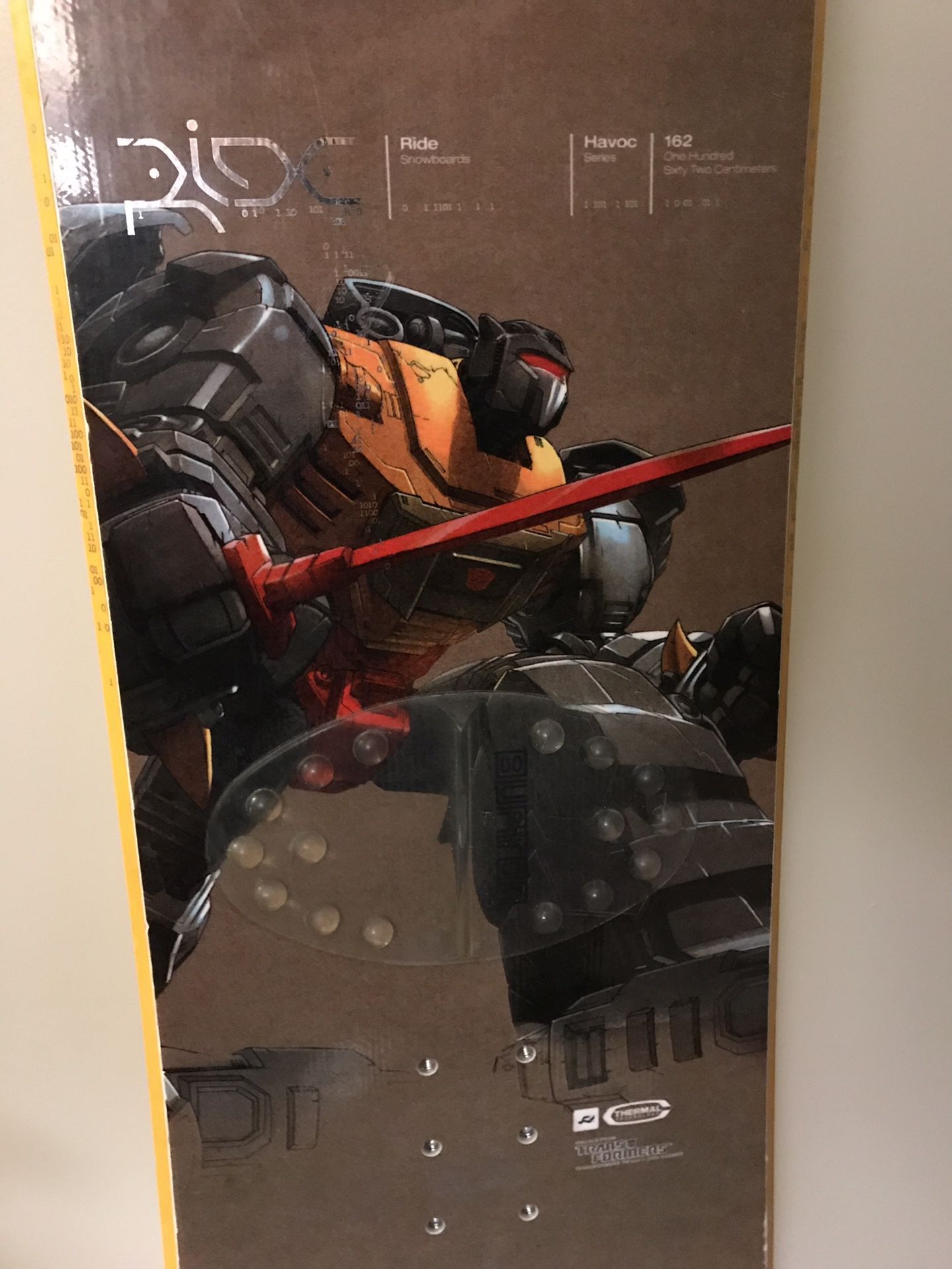 Ride Havoc 162 Snowboard - Transformers Limited Edition!