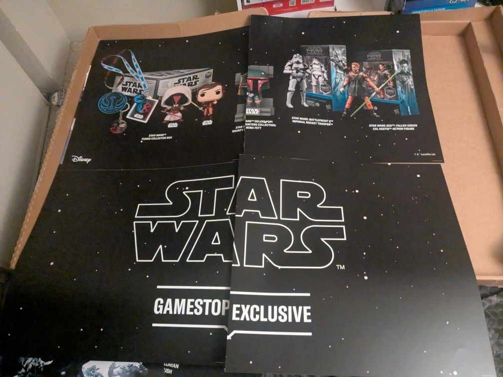Star Wars GameStop Promotional Poster