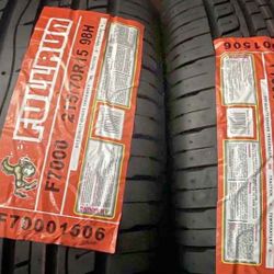 4 Brand New Tires 215/70/15 FULLRUN Tires