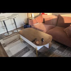Oval Coffee Table 