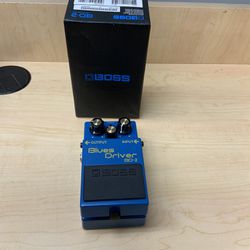 Open Box Boss BD-2 Blues Driver Guitar Effects Pedal - Guitar Artist Electric Pedal - Dry Battery Operated 9V Type