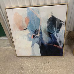 30 x 30 abstract wooden frame picture… $50