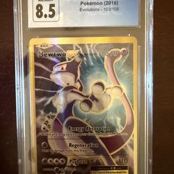 Pokémon XY Evolutions Mewtwo EX  Full Art #103