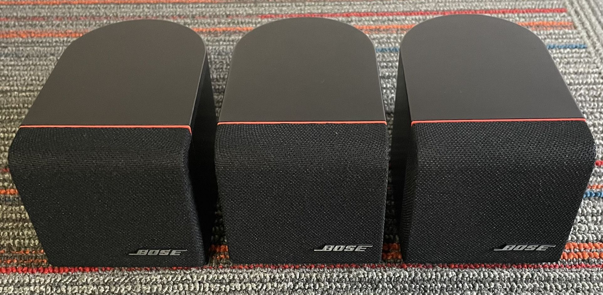 3 Bose Redline Single Cubes In Very Good Condition 