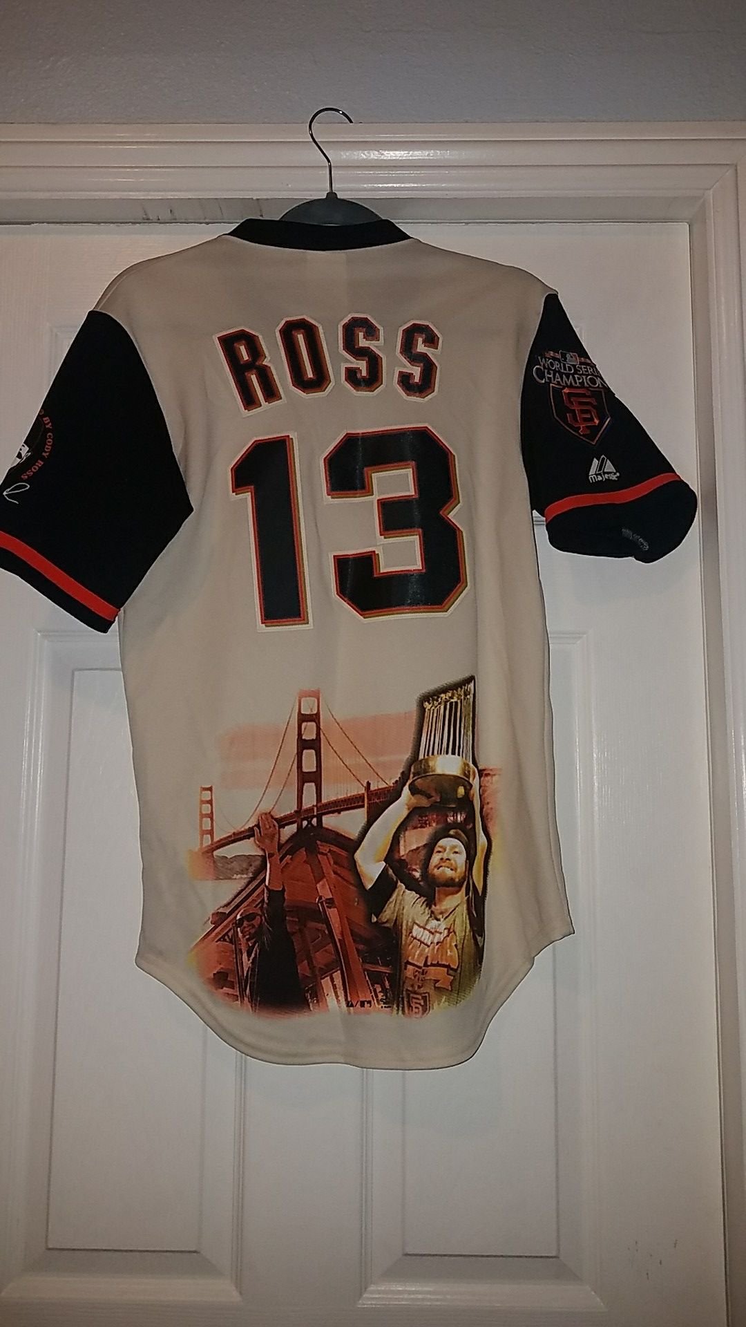 CODY ROSS GIANTS 2010 WORLD SERIES CHAMPIONS JERSEY