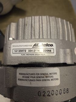 AC Delco Alternator