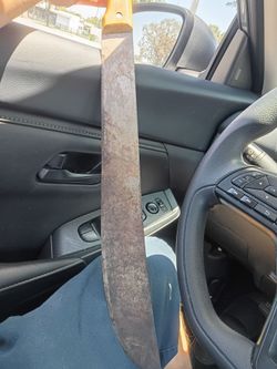 Machete no lo necesito bueno