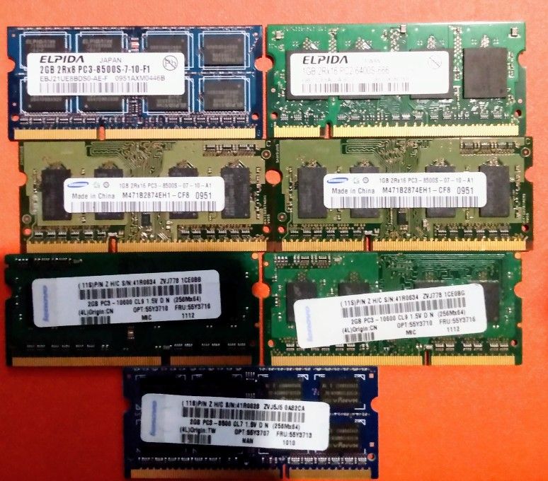 11 Gig Laptop RAM  Memory 