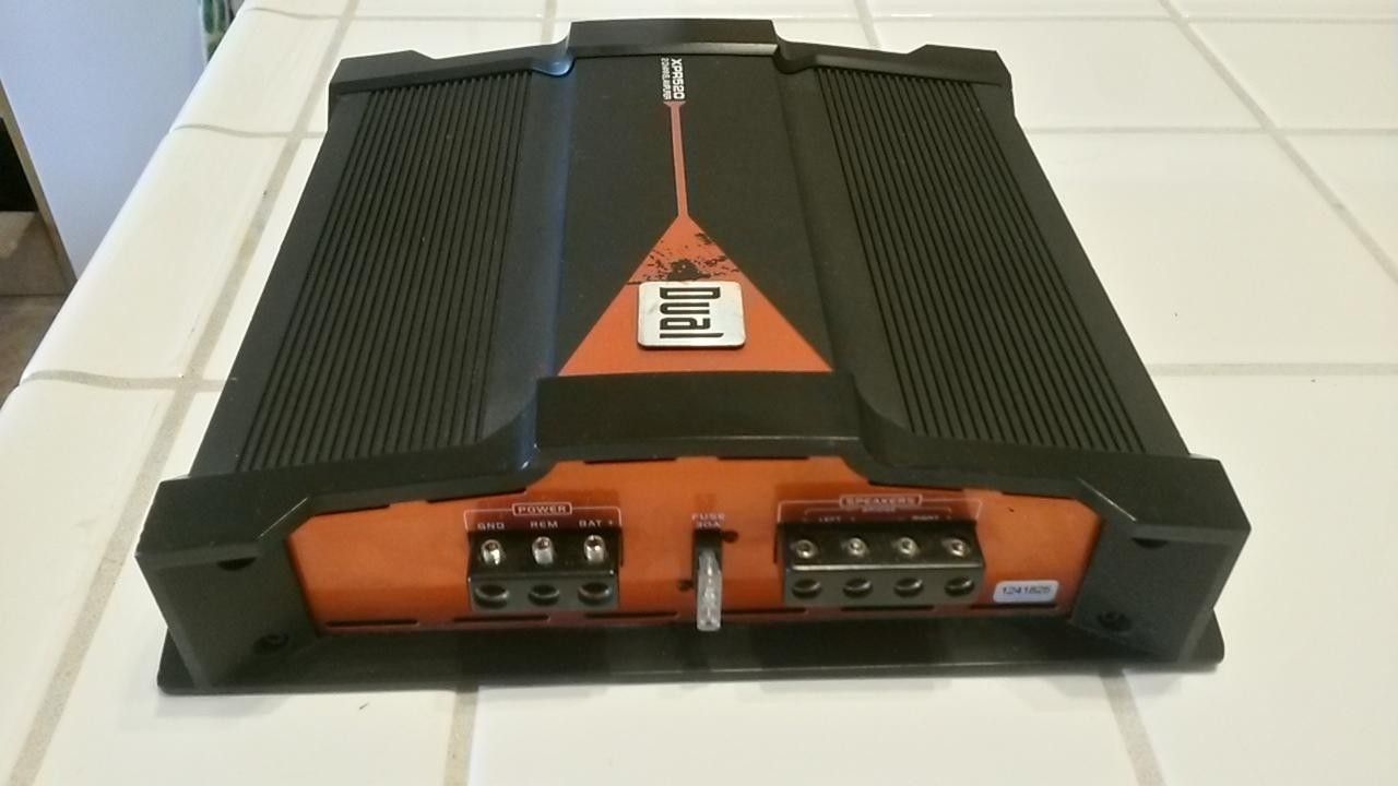 DUAL Brand XPR520 2Channel Amplifier for Car Stereo for Sale in Apple
