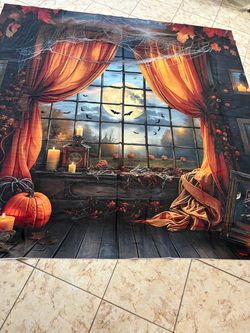 Halloween Backdrop 8x8 ft