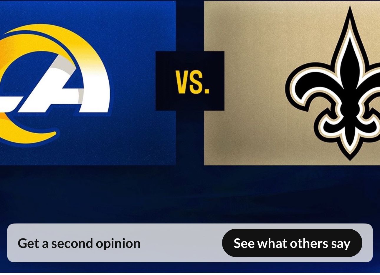 Los Angeles Rams Vs New Orleans Saints