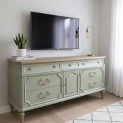 Wooden 9-drawer Dresser/buffet/tv Cabinet 