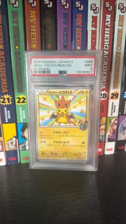 2014 Pikachu Mega Tokyos XY Promo PSA 9 Mint