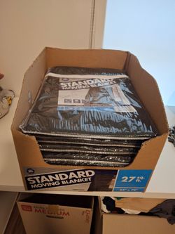 NEW 9 MOVING BLANKETS 54"X72"