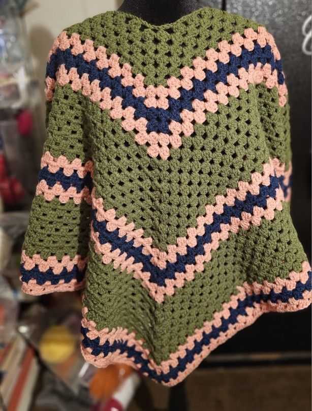 Crocheted Poncho 