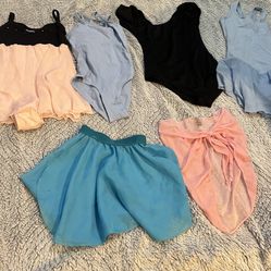 Girl Ballets Dresses Size 7-8 Lot 