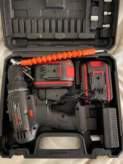 Cordless drill set