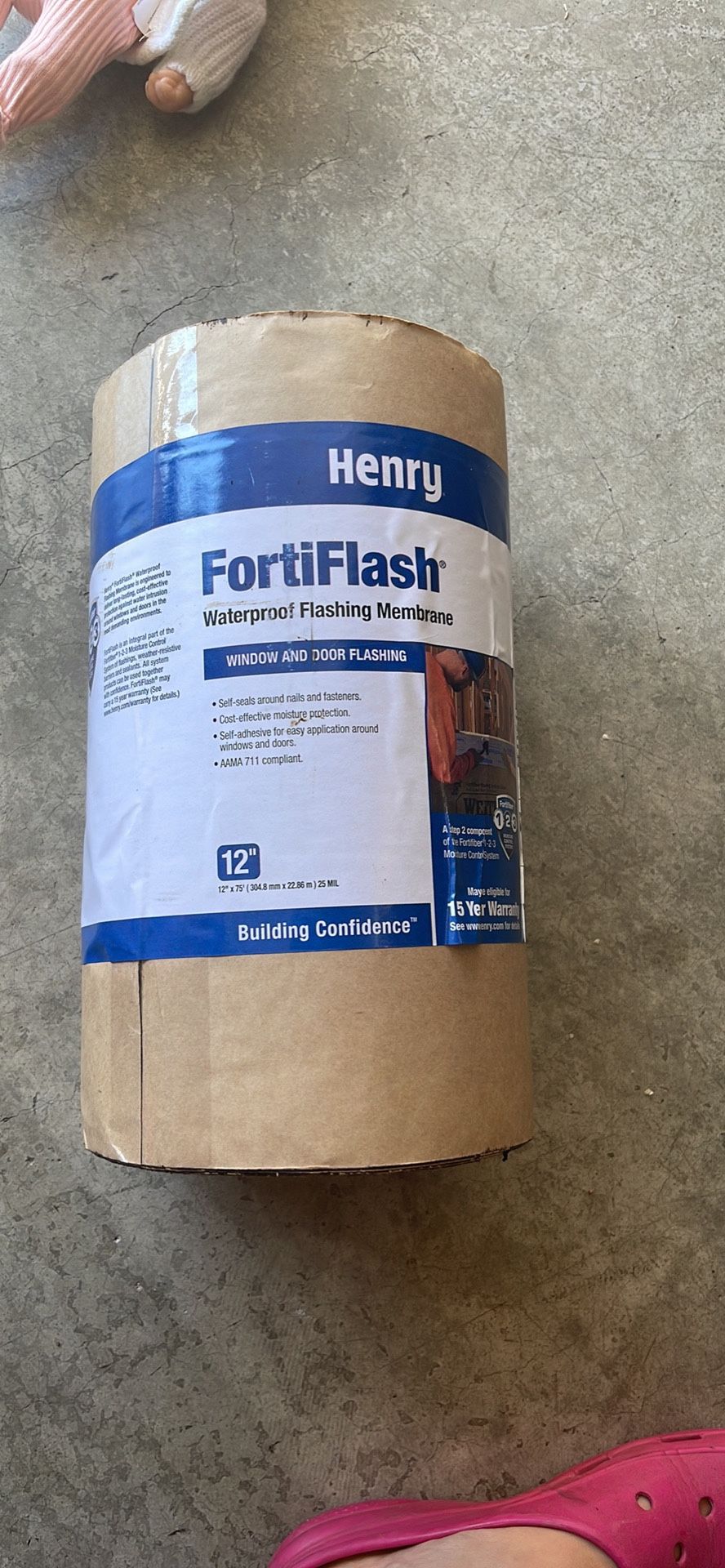 Henry Fortiflash® 12" x 75' FortiFlash Flashing Membrane