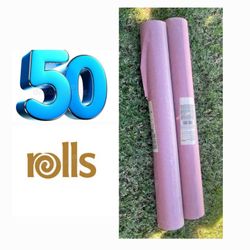 50 New Rolls = Rosing Paper= Only 8 Dlr Each= 400 Dlr