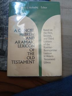 A Concise Hebrew And Aramaic Lexicon Of The Old Testament