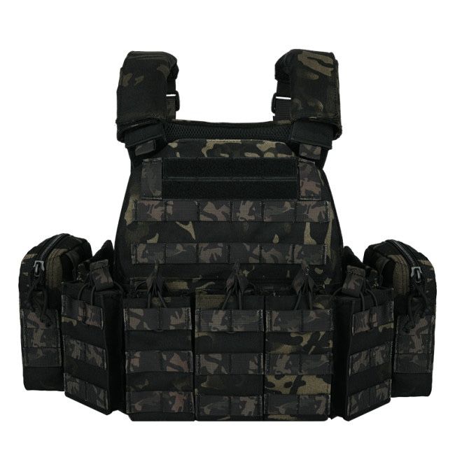 Tactical Snakebite Quick-Release Vest: Outdoor CS Tactical Backpack for Spring, Summer, Fall, and Winter - Suitable for Running, Training, Hiki