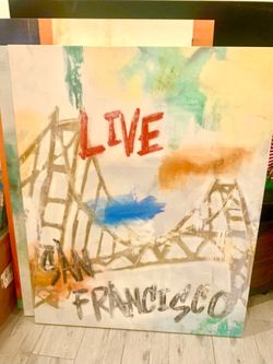 🔥 Huge Canvas Print  “I❤️San Francisco”
