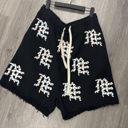 Mixed Emotion Shorts Brillo Negro Pantlon Brillo 
